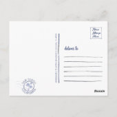 サンディエゴ・カリフォルニア・サンセットのお土産1950s ポストカード (裏面)