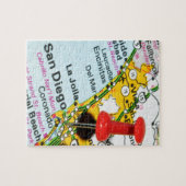 サンディエゴ、カリフォルニア ジグソーパズル (横)