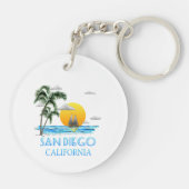 サンディエゴ·カリフォルニア·セーリング キーホルダー (裏面)