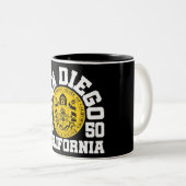 サンディエゴ,カリフォルニア ツートーンマグカップ (正面右)