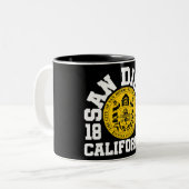 サンディエゴ,カリフォルニア ツートーンマグカップ (正面左)