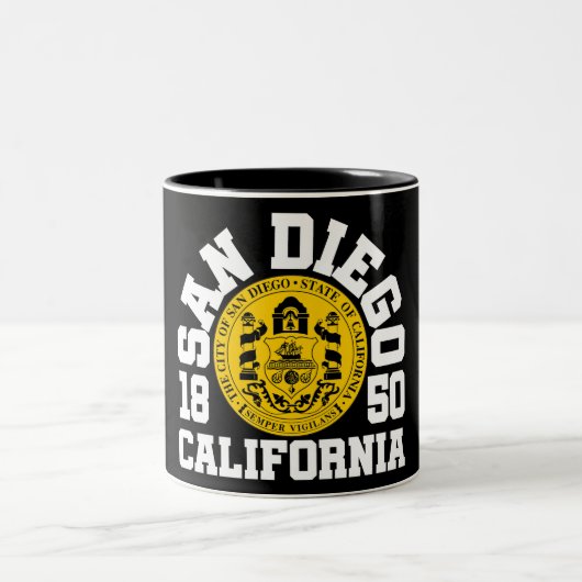 サンディエゴ,カリフォルニア ツートーンマグカップ (中央)