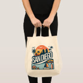 サンディエゴ カリフォルニア トートバッグ (正面(商品))