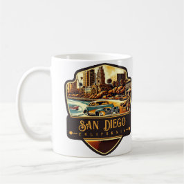 サンディエゴ, カリフォルニア | ビンテージ コーヒーマグカップ