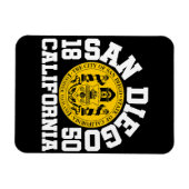 サンディエゴ，カリフォルニア マグネット (横)