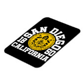 サンディエゴ，カリフォルニア マグネット (左側)