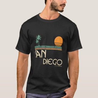 サンディエゴ カリフォルニア ヤシの木 Tシャツ