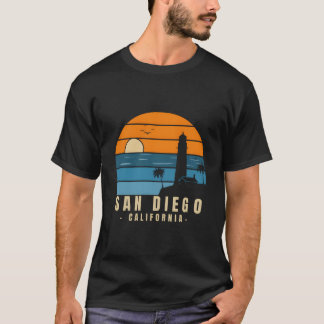サンディエゴ カリフォルニア レトロ Tシャツ