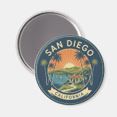 サンディエゴ カリフォルニア 旅行 マグネット (正面/裏面)