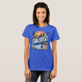 サンディエゴ カリフォルニア Tシャツ (正面フル)
