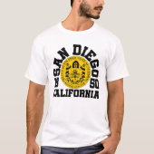 サンディエゴ,カリフォルニア Tシャツ (正面)