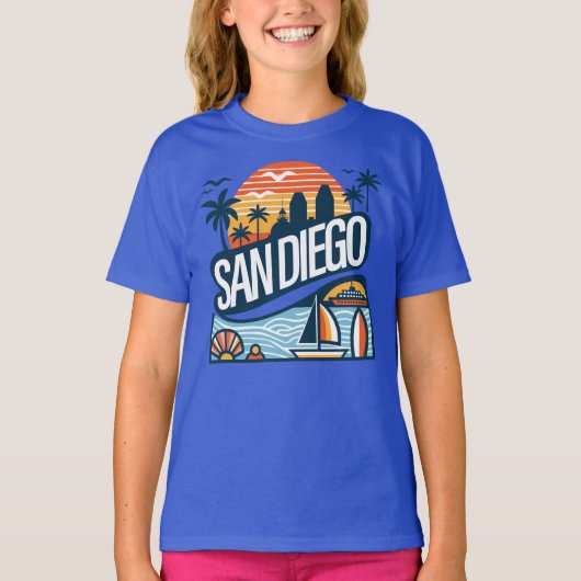 サンディエゴ カリフォルニア Tシャツ (正面)