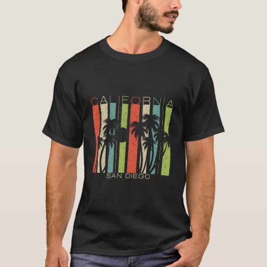 サンディエゴ サンディエゴ カリフォルニア Tシャツ (正面)