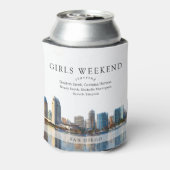 サンディエゴ スカイライン 水彩ガールズウィークエンド 缶クーラー (缶裏面)