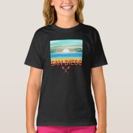 サンディエゴ デザイン - ガールズ ベーシック Tシャツ