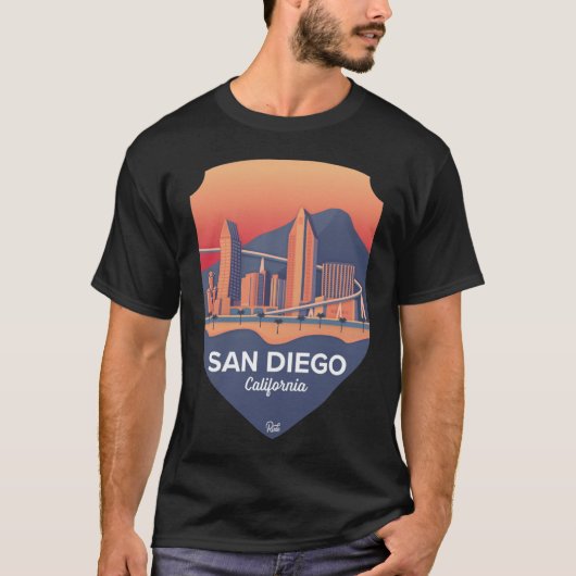 サンディエゴ バッジ Tシャツ (正面)