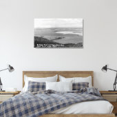 サンディエゴ、バラストポイントとベイのCAビュー キャンバスプリント (インサイチュ (寝室))