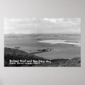 サンディエゴ、バラストポイントとベイのCAビュー ポスター (正面)