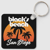 サンディエゴ,ブラックビーチ キーホルダー (裏面)