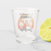 サンディエゴ，ブラックビーチ ショットグラス (裏面)