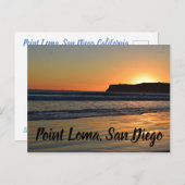 サンディエゴ，ポイントロマ シーズンポストカード (正面/裏面)