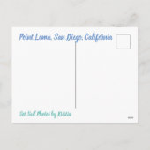 サンディエゴ，ポイントロマ シーズンポストカード (裏面)