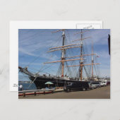 サンディエゴ・マリタイム・ミュージアムにあるインドのスター ポストカード (正面/裏面)