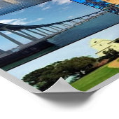 サンディエゴ – モザイク – 統一された州- ポスター (角)