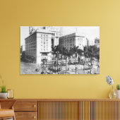 サンディエゴ、CAシティビューオブアメリカグラントホテル キャンバスプリント (インサイチュ (リビング))