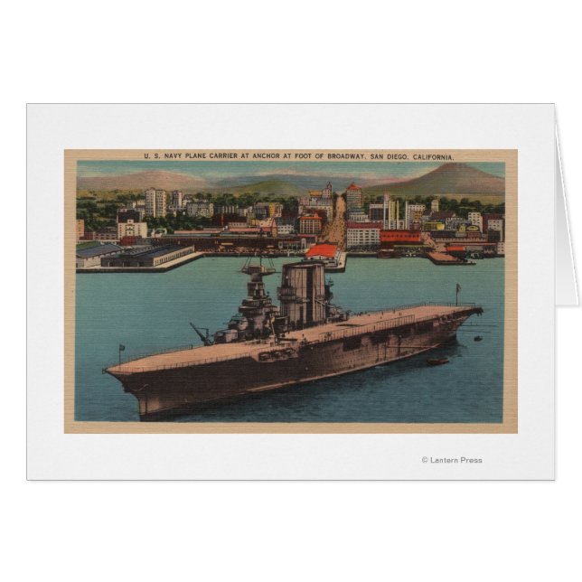 サンディエゴ(CA) – 米国海軍航空母艦の表示 (正面横)