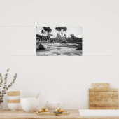 サンディエゴCAオールドタウンプラザビュー写真 ポスター (キッチン)