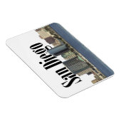 サンディエゴCAスカイラインとサンディエゴのスカイライン マグネット (右側)