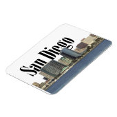 サンディエゴCAスカイラインとサンディエゴのスカイライン マグネット (左側)