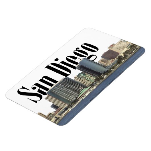 サンディエゴCAスカイラインとサンディエゴのスカイライン マグネット (左側)