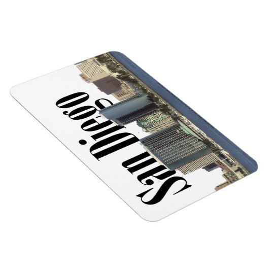 サンディエゴCAスカイラインとサンディエゴのスカイライン マグネット (右側)