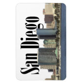 サンディエゴCAスカイラインとサンディエゴのスカイライン マグネット (縦)