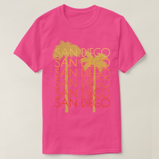 サンディエゴCAバケーション Tシャツ (デザイン正面)
