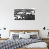 サンディエゴCAビューオブバルボアパーク写真 キャンバスプリント (インサイチュ (寝室))