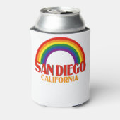 サンディエゴLGBTデイレインボーフラッグプライドカロフォルニア 缶クーラー (缶裏面)