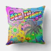 サンディエゴQuadroシーズンズピロー クッション (裏面)