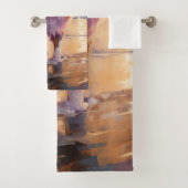 サンディオーストラリアシェパードドッグオンビーチサンセット バスタオルセット (インサイチュ)