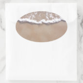 サンディサーフオンビーチ 楕円形シール (バッグ)