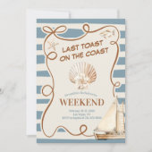 サンディシェルコースタルブリーズ航海のバチェロレッテ 招待状 (正面)