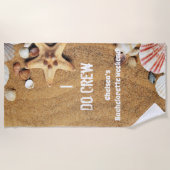 サンディシーシェルズバチェロレッテウィークエンドビーチタオル ビーチタオル (正面)