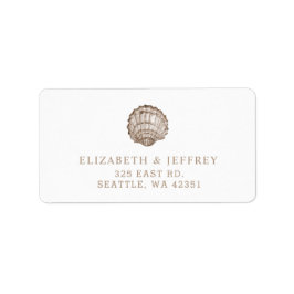 サンディシーシェルズマリン海ビーチ結婚式 ラベル