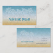 サンディシーパームスシルエット名刺 名刺 (正面/裏面)