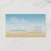 サンディシーパームスシルエット名刺 名刺 (裏面)