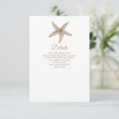サンディスターフィッシュマリン海ビーチ結婚式 エンクロージャーカード (スタンド正面)