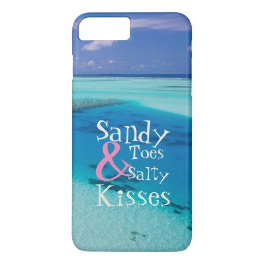 サンディトゥーズ アンド ソルティ キッス 美しいビーチフォト Case-Mate iPhoneケース (裏面)