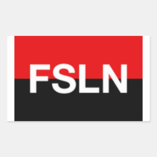サンディニスタス国旗 長方形シール